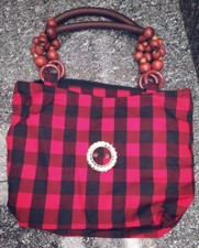 Bolsa de mão feminina bolsa de ombro cor vermelha linda bolsa comprar usado  Enviando para Brazil