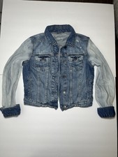 Jaqueta jeans Aeropostal feminina grande jeans azul com botões manga longa algodão comprar usado Jaqueta jeans Aeropostal feminina grande jeans azul com botões manga longa algodão comprar usado  Enviando para Brazil