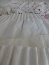 Cream lined curtains for sale  ORPINGTON