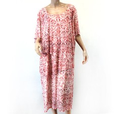 Vestido midi Catherines Plus rosa forrado em camadas 5X 34/36 comprar usado  Enviando para Brazil