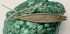 Broche de peixe prata esterlina Beau 8,1 g 3” The Chosen Style ICHTHYS Jesus Cristo comprar usado  Enviando para Brazil