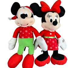 Conjunto Mickey Minnie Mouse Disney Holiday 22 pol. Pelúcia grande recheada Just Play 2021 comprar usado Conjunto Mickey Minnie Mouse Disney Holiday 22 pol. Pelúcia grande recheada Just Play 2021 comprar usado  Enviando para Brazil