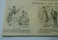 Caricature vignette 1889 d'occasion  Bourgoin-Jallieu