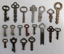 Lote misto de chaves vintage plano, esqueleto, cano oco, etc comprar usado  Enviando para Brazil