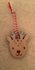 Christmas wooden reindeer for sale  BURGESS HILL
