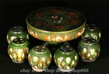 Conjunto de cadeira de mesa de flores 8,4" chinesa antiga Tangsan Cai cerâmica dinastia palácio comprar usado Conjunto de cadeira de mesa de flores 8,4" chinesa antiga Tangsan Cai cerâmica dinastia palácio comprar usado  Enviando para Brazil