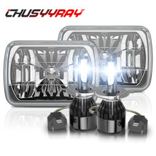 Par de faróis de LED 5X7" 7x6 feixe Hi/Lo DRL para Chevy 1984-1996 Corvette C4, usado comprar usado  Enviando para Brazil
