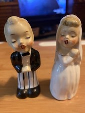 TOPPERS PARA BOLO 1950’S NAPCO BRIDE & NOROOM SAL & PEPPER SHAKERS comprar usado  Enviando para Brazil