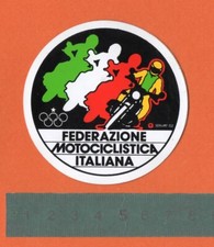 Adesivo sticker vintage usato  Italia