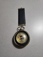 Barômetro OTA feito no Japão em couro Noymer pendurado na parede vintage em um tipo comprar usado  Enviando para Brazil