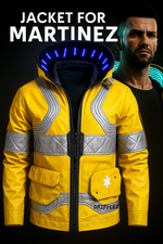 Jaqueta cosplay David Martinez Yellow Edgerunners emergência cosplay luzes neon comprar usado  Enviando para Brazil