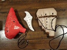 STL 12 furos Tenor G Maior, Tenor Quádruplo em C Maior, 12 furos Soprano Ocarinas comprar usado  Enviando para Brazil