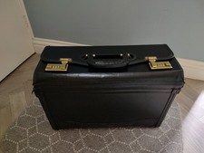 Large leather brief for sale  ST. HELENS