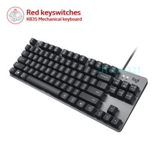Usado, Teclado mecânico para jogos Logitech K835 84 teclas TKL teclado USB com fio comprar usado  Enviando para Brazil