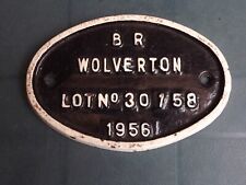 Mk1 coach plate for sale  WELLINGBOROUGH