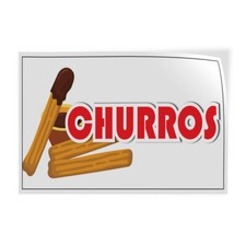 Adesivo decalcomania churros usato  Spedire a Italy