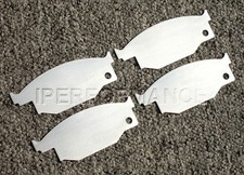 Conjunto de protetor térmico de freio de titânio entalhado para Isuzu Impulse 83-89, Piazza 81-90, Fr comprar usado  Enviando para Brazil