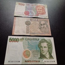 Vecchie banconote italiane usato  Riolo Terme