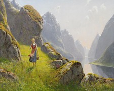 Fjord landscape hans for sale  UK