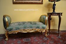 Divanetto panchetta dorata usato  Roma