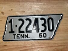 1950 tennessee license for sale  Marshallberg