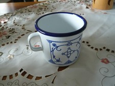 Kaffeebecher indisch blau gebraucht kaufen  Schwerte