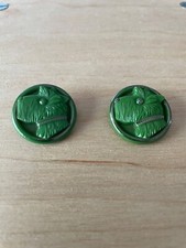 Vintage green button for sale  LINCOLN