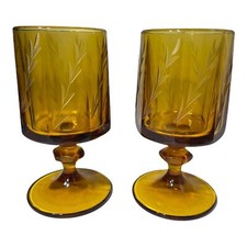 Pair vintage amber for sale  Freeland