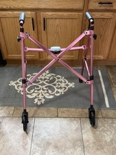 Stander Wonder Space Saver Walker, leve dobrável auxiliar de mobilidade Regal Rose, usado comprar usado  Enviando para Brazil