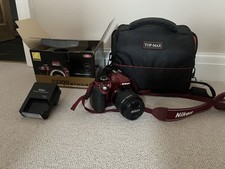Red nikon d3300 for sale  SALISBURY