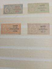 Timbres fiscaux impot d'occasion  Yffiniac