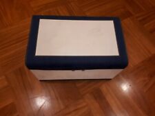 Baule similpelle bianco usato  Roma