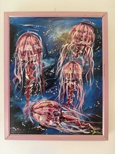 Jellyfish space painting for sale  Harrisonburg