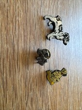 Dog pin badges for sale  WARE