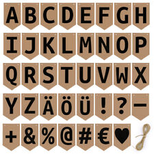 Diy buchstaben wimpelkette gebraucht kaufen  Neustadt Glewe