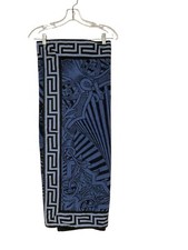 Toalha de banho Versace medusa cabeça designer chave grega azul real preta geométrica comprar usado  Enviando para Brazil