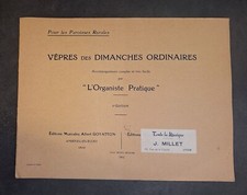 Vêpres dimanches ordinaires d'occasion  Chabeuil