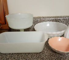 assorted pieces milk glass for sale  Monroe