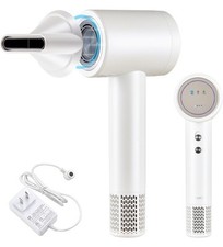 Secador de cabelo iônico sem fio com tela digital, secador de cabelo de carregamento de 4 modos com... comprar usado  Enviando para Brazil