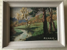Tableau huile toile d'occasion  Montivilliers