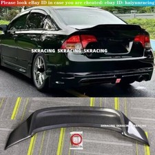 Usado, Para 06-11 Civic 4DR Sedan Duckbill Highkick fibra de carbono porta-malas traseiro asa spoiler comprar usado  Enviando para Brazil