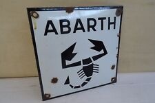 Insegna smaltata abarth usato  Santena