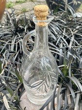 Clear glass oil for sale  SUDBURY