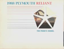 Plymouth reliant america for sale  UK