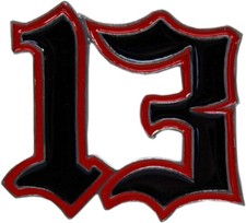 Red thirteen gürtelschnalle gebraucht kaufen  Grettstadt
