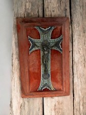 Beau crucifix laiton d'occasion  Villemomble
