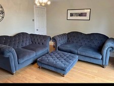Navy blue dfs for sale  CHESTERFIELD