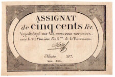 Assignat 500 livres d'occasion  Pont-Saint-Esprit