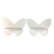Prateleira de parede borboleta de madeira branca conjunto de 2 para quarto de bebê ou decoração infantil Displa, usado comprar usado Prateleira de parede borboleta de madeira branca conjunto de 2 para quarto de bebê ou decoração infantil Displa, usado comprar usado  Enviando para Brazil