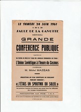1961 tract union d'occasion  Expédié en Belgium